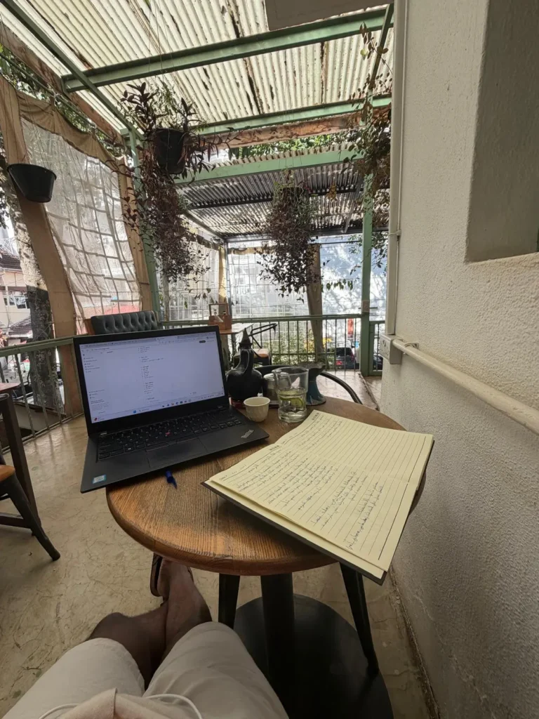 digital nomad view